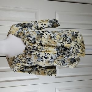 St John's Bay Petite M 3/4 sleeve top